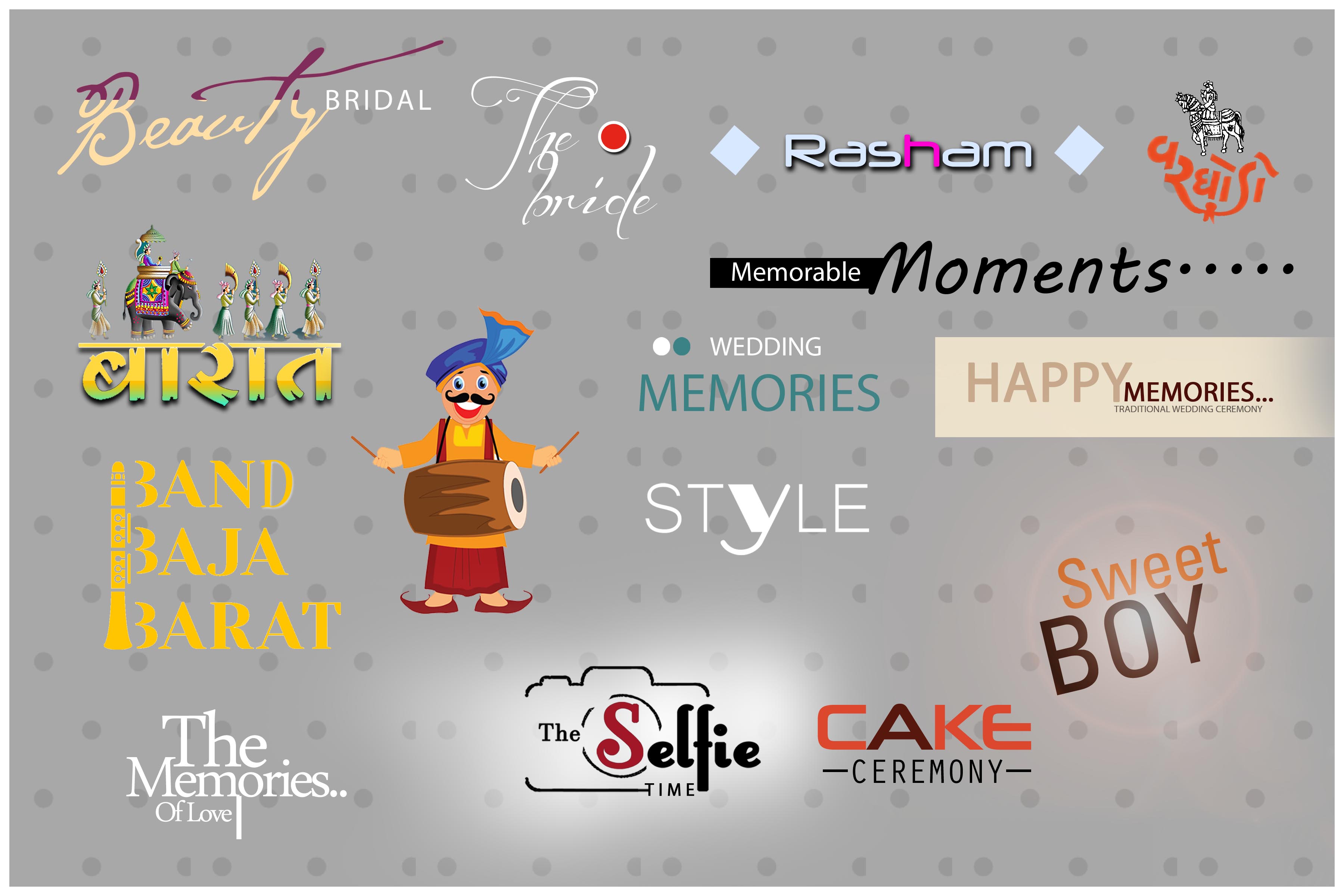 Elegant Wedding Quotes for Wedding Banner & Album Templates